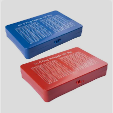 Kit de Anéis O-ring com 810 Peças para Vedações – Azul e Vermelho